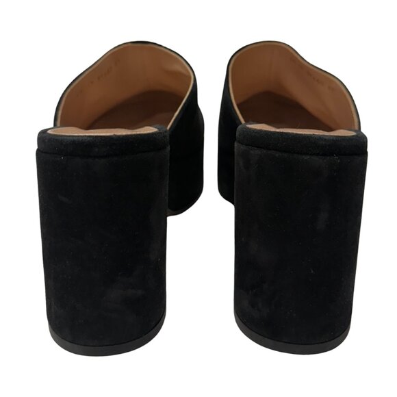 $945 Gianvitto Rossi black lyss platform mules size 11 / eu 41 - Picture 6 of 7